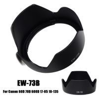 OKDEALS EW-73B สีดำเลนส์ฮูด67เลนส์กล้องมม. ม่านบังแดดสากลแผ่นป้องกันสำหรับ Canon 60D 70D 600D 17-85 18-135อุปกรณ์เสริมกล้อง