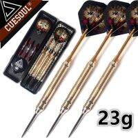 CUESOUL 23g 25g 27g 162mm Professional Steel Tip Darts Brass Barrel With Drgon Dardos Feather Flights