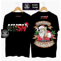 Kush คริสต์มาสผ้าฝ้ายเสื้อยืดสำหรับผู้ชาย O versize เสื้อยืดสำหรับผู้ชายผู้หญิงวินเทจขนาดใหญ่เสื้อผู้ชายเสื้อ