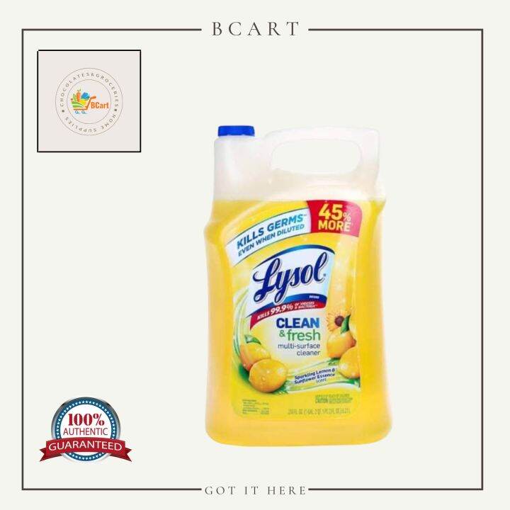 LYSOL Clean & Fresh MultiSurface Cleaner 6.21L Lazada PH