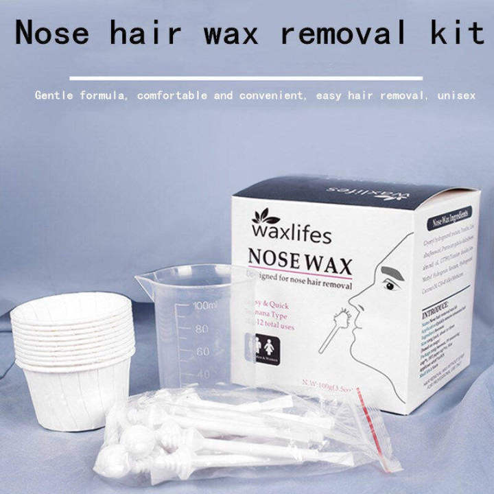 portable-wax-nose-hair-kit-for-and-facial-hair-removal-tool-ถอนขนจมูก-full-face-wax-กำจัดขนถาวร-ที่ดึงขนจมูก-ที่แวกขนจมูก