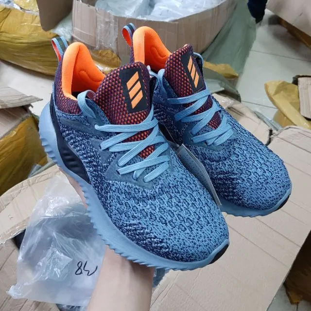 Giày sneaker alpha đốm xanh dương cao cấp 