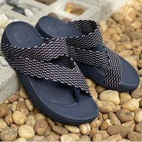 Fitflop Sling Weave Toe ฟีดฟลอป รองเท้าแตะสายสลิง3เส้น ฟีฟฟอฟ รองเท้าลำลองนิ่มเบาสบาย ใส่สวย สินค้าตรงปก 100% รองเท้าผู้ชาย รองเท้าผู้หญิ่ง