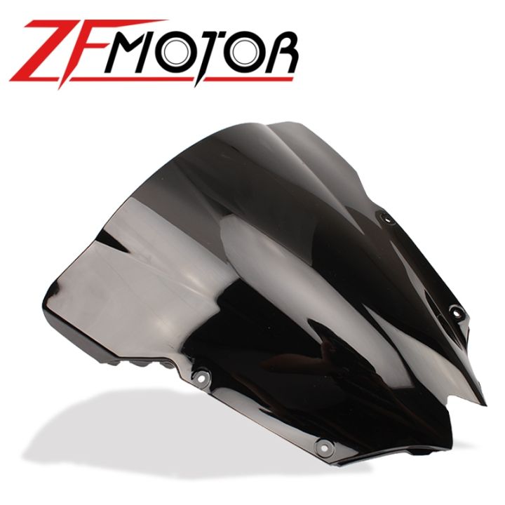 กระจกบังลม-yzf600สำหรับยามาฮ่า-r6-2008-2009-2010-2012-2013-2014-2015-2016-207สีขาวกระจกบังลมหน้าฟองน้ำสองชั้น-r6-yzf-600-yzf