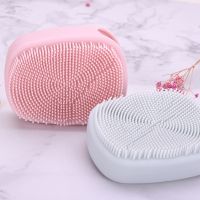 1pc Soft Glove Silicone Face Cleaner Wash Brush Scrubber Board Blackhead Removal for Cosmetic Make Up Cleaning Tools