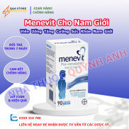 CHÍNH HÃNG Viên Uống Tăng Cường Sức Khỏe Nam Giới Menevit hộp 90 viên