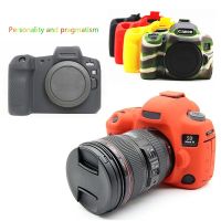 ❧✆ 2023 Silicone Case Cover DSLR Camera Bag For Canon EOS R 90D 850D T8i 250D 5D Mark III IV 6D II 6D2 5D3 5D4 1300D 800D SL3 T7i