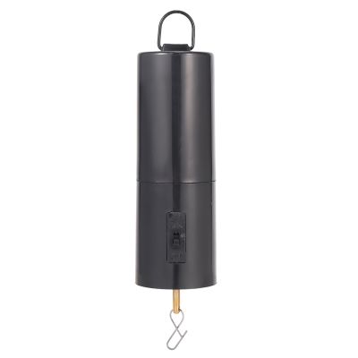Hanging Black Rotating Motor for Spinner and Wind Chime Garden Decoration Accessories, Not Including Battery 1 Pack