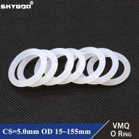 【DT】hot！ 10Pcs VMQ O Gasket 5mm 15   155mm Washer Silicone Rubber Insulate Round Food Grade
