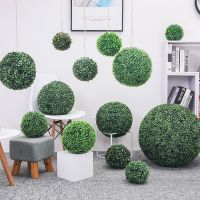 Artificial Boxwood Topiary Ball UV Resistant Milan Grass Ball Faux Plants Decorative Balls For Home Garden Outdoor Balcony Decor