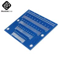 แผงวงจร Pcb พิชอแดปเตอร์ Pcb 2.0-3.5นิ้วบอร์ดอะแดปเตอร์ Pcb บอร์ดโมดูลอะแดปเตอร์ Lcd Tft Smd ไปยัง Dip ขนาด0.5มม. ถึง1.2มม.