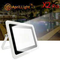 2pcs LED Flood Light 220V 10W 20W 30W 50W 100W High Brightness IP68 Waterproof Outdoor Lighting LED Spotlight Wall Floodlights