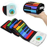 49 Key Roll Up Keyboard Piano Portable Electronic Kids Roll Up Piano