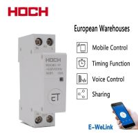 【✴COD✴】 jiushouz Hoch Rdcbc-1p ไม่ใช่ Wifi เบรกเกอร์รีโมทคอนโทรล Ewelink จับเวลาสมาร์ทโฮมราง Din สวิตช์อัจฉริยะแบบไร้สายโรงงาน