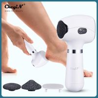 ZZOOI CkeyiN Electric Foot Grinder Files Callous Dead Skin Remover Rechargeable Feet Heels Grinding Pedicure Clean Care Tool 3 Speeds