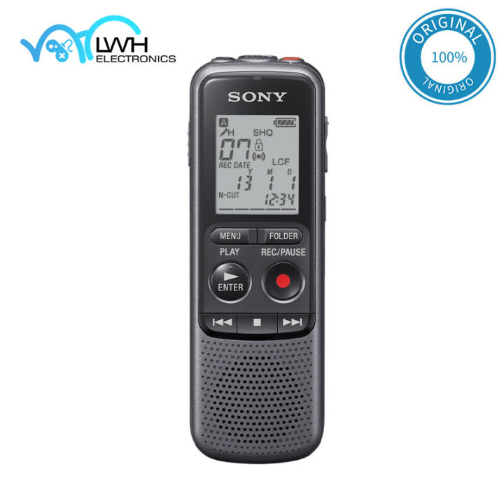 Sony ICD-PX240 4GB Digital Voice Recorder With Built-In Stereo Microphone  Lazada PH