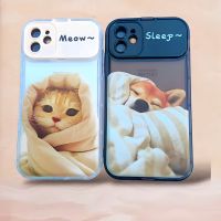 S.Sเคสติดการ์ตูน iphone11 i12 i12promax i13 i13promax i14 i14promax เคสมีกระจก เคสลายแมว เคสกันกล้อง เคสไอโฟน เคสโทรศัพท์