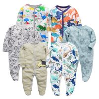 Baby Rompers Long Sleeve 100%Cotton overalls Newborn clothes Roupas de bebe boys girls jumpsuit&amp;clothing 6PCS/LOT
