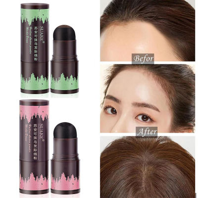 Hairline Powder Water Proof Hair Line Shadow Eyebrow Powder Black &amp; Brown Unisex เครื่องมือแต่งหน้าผมทันที