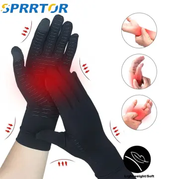 Infrared Arthritis Gloves Fingerless - Gentle Compression for Pain Relief