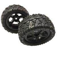 Remo Hobby P6973 Rubber Tires Assembly Smax 1631 1651 1621 1635 1655 1/16 Rc Car Parts