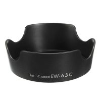 เลนส์ฮูดเลนส์กล้องถ่ายรูปเลนส์ฮูด EW63C EW-63C สำหรับแคนนอน EF-S 18-55มม. F/3.5-5.6คือ STM