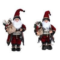 Christmas Theme Party Supplies Rose Red Robe Doll Ornaments Christmas Gifts Holiday Decorations