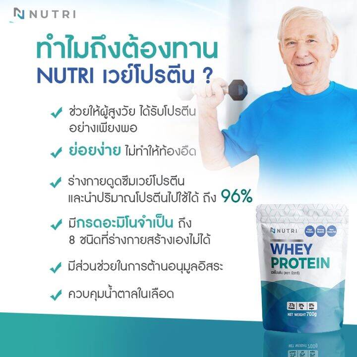 ส่งฟรี-2-ถุง-แถม-แก้ว-nutri-whey-protein-เวย์โปรตีนสำหรับผู้สูงอายุ-สูตรใหม่ผสมแคลเซียม-calcium