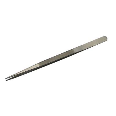 คีมคีบเพชรพลอย (Tweezers แหนบจับขนาดกลาง) ทวีซเซอร์ปากคีบแบบมีร่อง ปลายเคลือบเพชรปากตรง ผลิตจากสแตนเลสคุณภาพสูง ยี่ห้อ Gesswein ส่งฟรี!