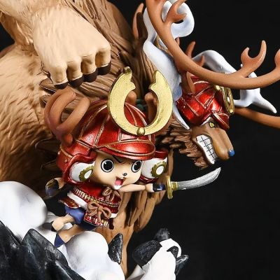 ZZOOI New One Piece Chopper Anime Figures Wano Onigashima Chopper Statue Action Figurine Model Doll Collection Decoration Toy Gifts