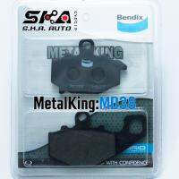 ผ้าเบรค Bendix Metal King MD36 ตรงรุ่น เฉพาะหน้าฝั่งซ้าย F Ninja650 ER6N Versys650 (Y09-15) Kawasaki เบนดิก แท้!!