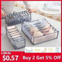 Underwear Organizer Clothes Washable Separated Wardrobes Box Foldable Divider Drawer Storage For Underwear Scarves Socks Bra