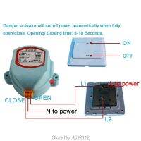 [HOT DUlQWBVNN 560] 220V 24V 12V 110V Actuator สำหรับ Air Damper Valve ไฟฟ้า Air Duct Motorized Damper Switch สำหรับระบายอากาศท่อวาล์ว