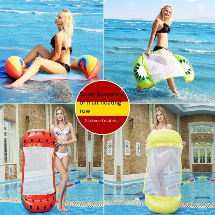 inflatable-water-fruit-floating-bed-recliner-with-backrest-hammock-adult-pool-float