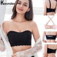 Clarissali Handless for Invisible Ladies Strapless Padded Seamless Bralette