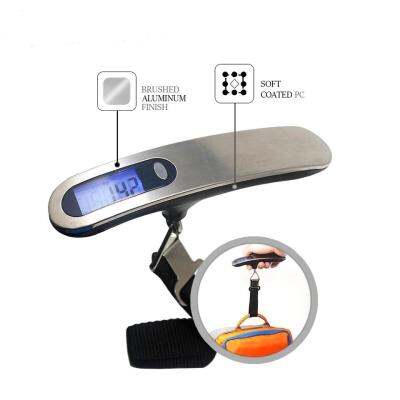 เครื่องชั่งดิจิตอลแบบพกพา 50 กิโลกรัม/10 กรัม Luggage Portable 110lb scales(SC03)สำหรับกระเป๋าเดินทางเดินทางขนาดกระเป๋าเดินทางอิเล็กทรอนิกส์แขวนน้ำหนัก ชั่งปลา ผลไม้และอเนกประสงค์ Balance สัมภาระเครื่องชั่งน้ำหนัก