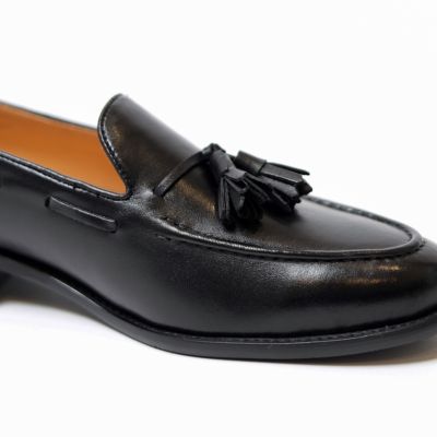 MARS PEOPLES - (New) Tassel loafers (3.5cm) สี Black ดำ