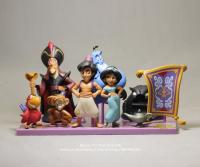 Aladdin Jasmine Princess 4-9cm 8pcsset Action Figure Anime Mini Decoration PVC Collection Figurine Toys model children