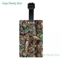 Real Tree Camouflage Camo Luggage Tag Soldier Military Suitcase Baggage Privacy Cover ID Label