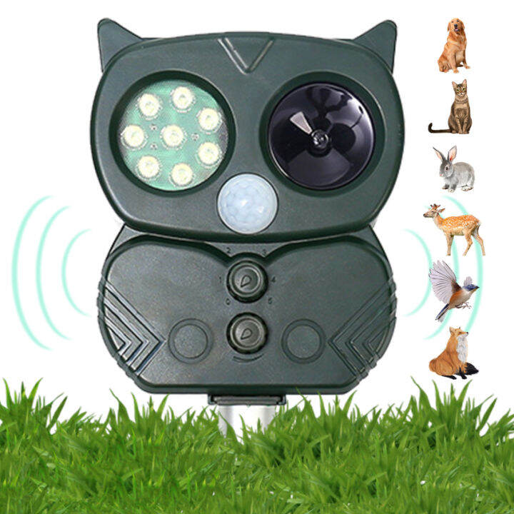 Cat Repellant Garden, Ultrasonic Fox Repellent, Solar Powered