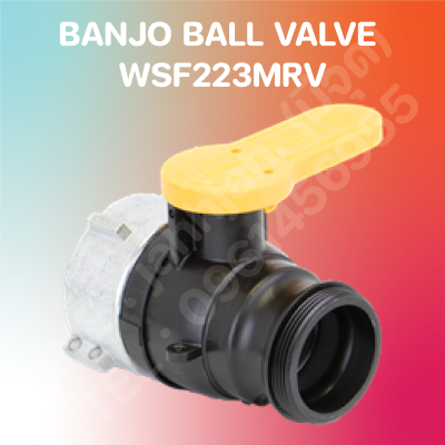 บอลวาล์ว แบนโจ พรีออเดอร์ Ball Valve BANJO 2" WSF223MRV Preorder