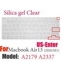 【▼Hot Sales▼】 sijieyis8 อุปกรณ์เสริมตักสำหรับ Macbook Air13 M1 A2337 A2179สติกเกอร์ซิลิกาเจลนุ่มกันฝุ่นแผ่นครอบแป้นพิมพ์ A1932 13air