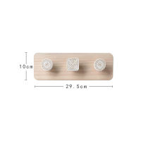 Wood Hook Wall Mounted Coat Hat Rack Living Room Children Kids Bedroom Wall Hanger 345 Pegs Door Hooks Home Decoration