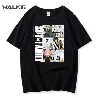 【New】Walkie เสื้อยืดแขนสั้น พิมพ์ลายการ์ตูนอนิเมะ Spy X Family Forger Anya สไตล์ญี่ปุ่น ฮาราจูกุ แฟชั่นฤดูร้อน สําหรับผู้หญิง