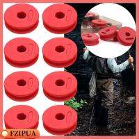 FZIPUA 16Pcs แบบพกพาได้ กล่องอุปกรณ์ตกปลา เคสสำหรับเก็บของ แกนโฟมสปูล เพลาสายตกปลา บอร์ดไขลาน ตะขอเหยื่อตกปลา