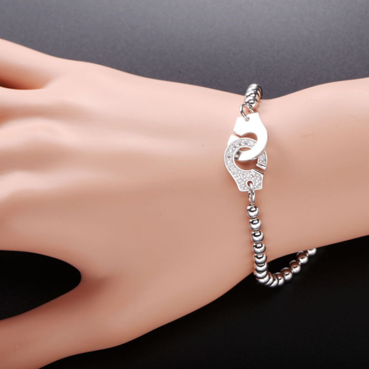 moonmory-france-popular-925-sterling-silver-handcuff-bracelet-for-women-many-silver-beads-chain-handcuff-bracelet-menottes