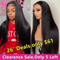 Cheap Straight Lace Front Human Hair Wigs Transparent Lace Bone Straight Human Hair Wigs On Sale Clearance T Part Remy Hair [ Hot sell ] ea1voy