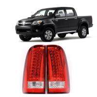 * ของพร้อมส่ง * ไฟท้ายแต่ง LED รุ่น โตโยต้า ไฮลักซ์ วีโก้ TOYOTA HILUX VIGO ปี 2005 - 2011 สีแดง ขาว 1 คู่