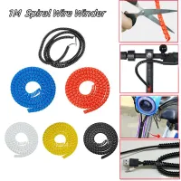 1M Universal Line Protector Cable Spiral Wire Winder Organizer Winding for USB Bicycle Motorcycle Electric Scooter Accessories