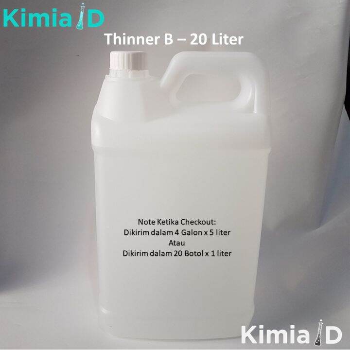 Thinner B 20 Liter Pengencer Cat Synthetic 20 Liter Tiner B 20 Liter ...